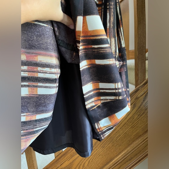 Tracy Ellen black/brown long sleeve dress size 4 - Picture 4 of 4